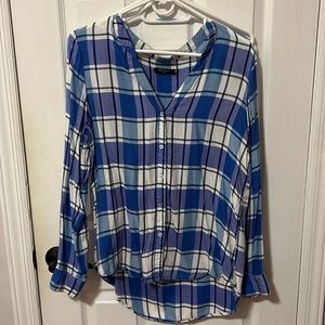 Plaid long sleeve shirt